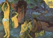 Paul Gauguin Where do we come form (mk07) Sweden oil painting reproduction